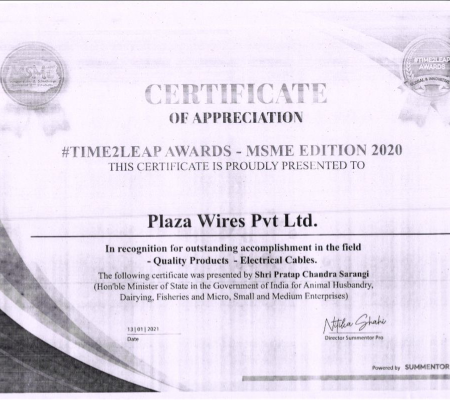 Time2Leap Award — Quality Products